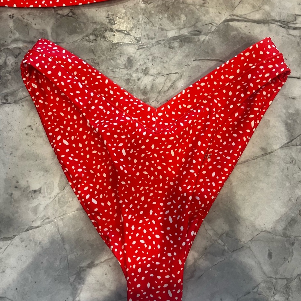 Brand new one one red bikini.size medium NWOT